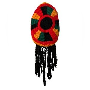 Dreadlock Halloween Theme Party Hat With Knitted Hat
